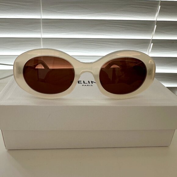 Celine Triomphe Oval Sunglasses - Picture 1 of 4